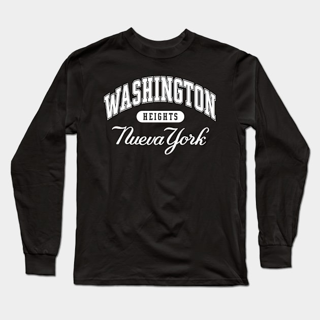 Washington Heights Nueva York New York Long Sleeve T-Shirt by klei-nhanss